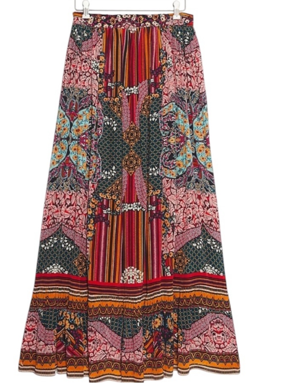 Anthropologie Bhanuni by Jyoti Allaire High-Low Boho Maxi Skirt 10